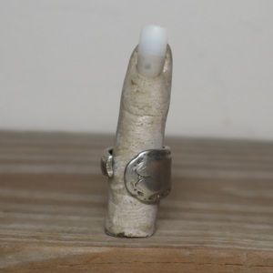 Simple silver spoon ring size 5.5